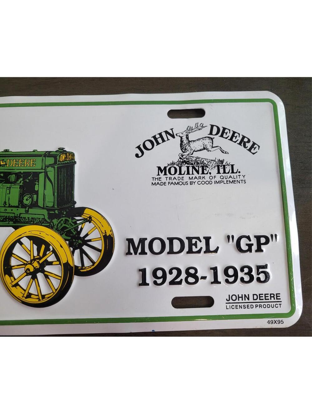 Vintage John Deere Plate - Cool Collectors item